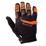 Lizzard Knuckle Gloves - Black grey XXL