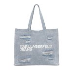 Denim Tote -visual Washed Blue