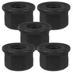Gleavi 5PCS M10 Carbon Steel Self-locking Raised Rim Nuts Washer Thickened Hex Lock Nuts Industrial Hardware Fasteners For Mecha
