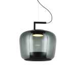 Magnum 2 Glass Pendant Light Amber Or Green - Green