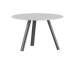 Awesome Zed Stoney Canteen Coffee Table Base Only No Top – 600DIA X 430H – TRIC600BL