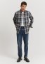Regular Fit Good Earth Cotton Flannel Check Shirt