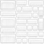Plastic Desk Drawer Organizers Makeup Storage Containers 25 Piece