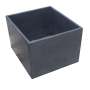 Large Black Square Concrete Basin 45 X 40X 31CM High