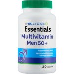 Clicks Essentials 50+ Men Multivitamin Capsules 30S