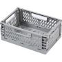 Fine Living Folding Crate Small - Grey