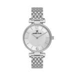 Premium Silver Dial 3 Hands Watch