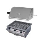 Sizzler - 3 Burner Gas Braai With Rotisserie Dome