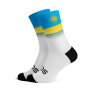 Rwanda Flag Socks - Small / Black