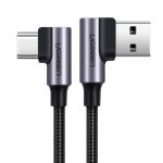 Ugreen USB To Type-c Right Angle Braided Cable – 2 Meter