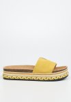 PRIMA1 Flatform Espadrille Slide - Yellow