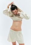 Knitted Shorts - Light Beige