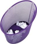 Round Wastebasket - Purple