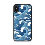 Custom Printed Tpu Cases - Apple Iphone X Apple Iphone XS & 39 Tidal Wave& 39 By