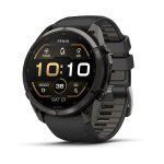 Garmin - Fenix 9 Pro 51MM Carbon Grey Dlc Titanium With Black pebble Grey Silicone Band