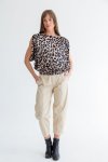 Evelina Top Animal Print - L xl