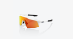 100% Speedcraft Sl - Soft Tact Off White - Hiper Red Multilayer Mirror Lens