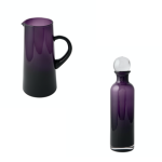 - Pitcher & Water Bottle Purple Set