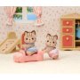 CAT Sylvanian Families Striped Twins