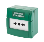 Emergency Break Glass Green Resettable Single Pole
