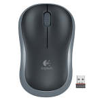Logitech Wireless Mouse M185 - Swift Grey