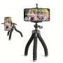 An Octopus Mobile Phone Holder Camera Stand Photography Stand-strong Durable Can Be Folded At Will Multiple Folding Without Damage Suitable For Iphone Mobile Phones