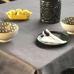 Carmel Essentials Rockport Tablecloth Grey - 8-10 Seater 140X280CM
