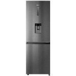 Haier 327L Shiny Black Bottom Freezer Fridge With Water Dispenser HRF-425VCWRMBL