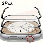 3PCS 3D Full Coverage Watch Screen Protective Film Waterproof And Anti Drop Suitable For Iphone Watch Smartwatch Series 49 45 44