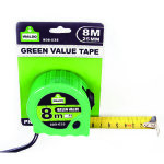 Tape Measure 8MX25MM Green Value