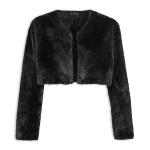 Black Faux Fur Jacket