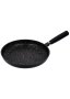 Granit Shallow Frying Pan With Pyrex Glass Lid 28CM