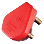 Wacom Waco - Plug Top / Lear Gap 16A 3-PIN Dedicated Plug Top - Red