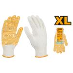 Ingco HGVK05 Glove Knit Pvc Dot M duty XL