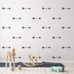 Arrow Wall Sticker - Metallic Rose Gold