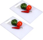 Plastic Chopping Board White 2 Pack Plastic Cutting Board