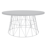 Diamond Coffee Table - Light Grey Ferrograin