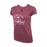 Ladies Curved Tone Puff Tee - Mullberry - 3XL