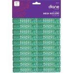 Diane Plastic Wire Mesh Rollers 13MM Green 20 PACK
