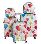 Smte Le Emporer PC Material High-quality Luggage 5-PIECE Set Hot Air Balloon With Keychain