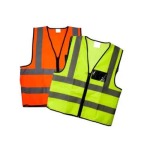 Reflective Vest With Zip And Id Pocket - Yellow