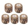 Outdoor Elastic Camouflage Tape 5 Rolls Set- Desert