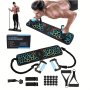 Multifunctional Fitness Workout Equipment Set Push Up Board Chest Expender Resistance Band