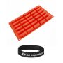 French Pastry 30 MINI Buche Silicone Baking Mould Brown
