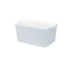 Venus Small Storage Box Sky Blue With White Lid