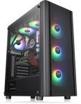 Thermaltake V250 Tg Argb Air Black Spcc Atx Mid Tower Computer Case