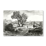 Antique Etching 9 Art Print - A0