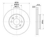 Stone Brake Disc Front BR12986