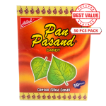 Pan Pasand Candy Meetha Paan Flavor Lozenges Multi-pack - Iconic Mouth Freshener Betel Leaf Infused Hard Drops For Long-lasting