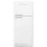 Smeg Free-standing Refrigerator Double Door White 50'S Style Aesthetic - FAB50RWH5